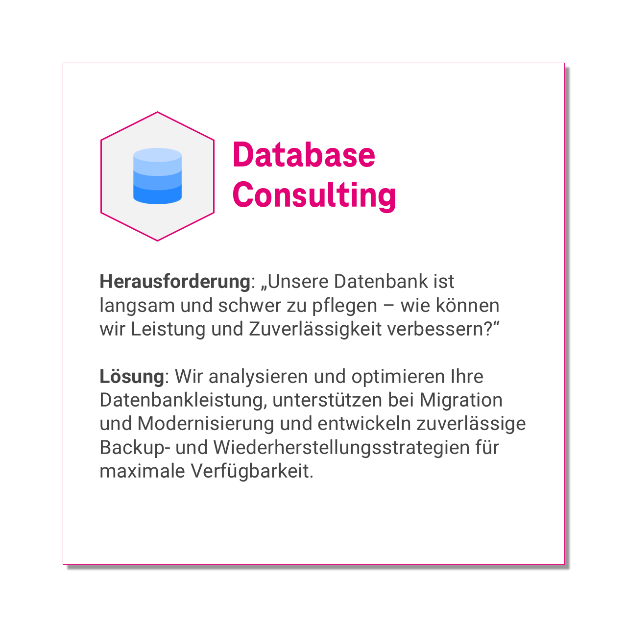 Database Consulting Database Consulting